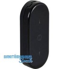 HOPPE Fenster-Griffloch-Verdeckrosette, Aluminium schwarz RAL 9005 HOPPE Fenster-Griffloch-Verdeckrosette, Aluminium schwarz RAL 9005