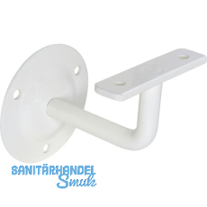 SCHÖSSMETALL Handlaufträger rund, Wandabstand 80 mm, weiß beschichtet SCHÖSSMETALL Handlaufträger rund, Wandabstand 80 mm, weiß beschichtet