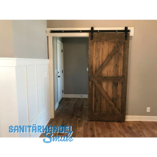 MARCHESI Schiebet�rbeschlagset Holz 35-45 mm Laufschiene L=2000 mm Stahl schwarz