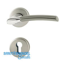 HOPPE Drückergarnitur BERGEN - auf Rosette PZ, verchromt/Edelstahl-Effekt HOPPE Drückergarnitur BERGEN - auf Rosette PZ, verchromt/Edelstahl-Effekt