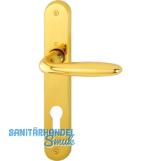 HOPPE Dr�ckergarnitur VERONA - auf Schild PZ 88, Messing poliert