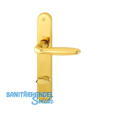 HOPPE Dr�ckergarnitur VERONA - auf Schild WC 90, Messing poliert