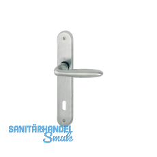 HOPPE Dr�ckergarnitur VERONA - auf Schild BB 90, Messing verchromt matt