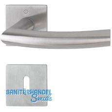 HOPPE Dr�ckergarnitur TRONDHEIM - auf Rosette BB, 35 - 45, Edelstahl