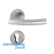 HOPPE Drückergarnitur TRONDHEIM - auf Rosette PZ, 37 - 42, Edelstahl matt HOPPE Drückergarnitur TRONDHEIM - auf Rosette PZ, 37 - 42, Edelstahl matt