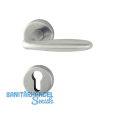 HOPPE Dr�ckergarnitur VERONA - auf Rosette PZ, 37 - 42, Edelstahl matt