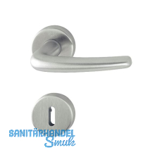 HOPPE Dr�ckergarnitur DENVER - auf Rosette BB, Edelstahl