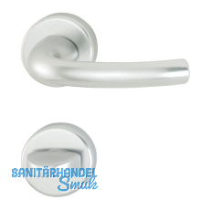 Dr�ckergarnitur TOKYO - auf Rosette WC, 40, silber eloxiert