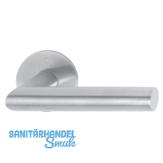 HOPPE Dr�ckergarnitur AMSTERDAM rund, ohne Schl�sselrosette, Edelstahl matt