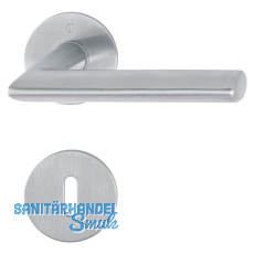 HOPPE Dr�ckergarnitur STOCKHOLM - auf Flachrosette BB, 35 - 45, Edelstahl matt