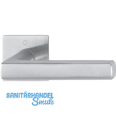 HOPPE Dr�ckergarnitur DALLAS eckig, ohne Schl�sselrosette, Edelstahl matt