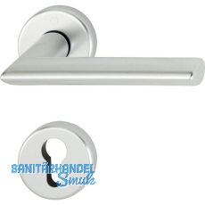 FH-Drückergarnitur STOCKHOLM - auf Rosette PZ, 60-70, SST, Edst. - Eff. FH-Drückergarnitur STOCKHOLM - auf Rosette PZ, 60-70, SST, Edst. - Eff.