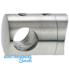 CROSO Querstabhalter f�r Rohr � 42,4 mm, Bohrung 10,2 mm, Edelstahl V2A