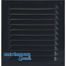 UPMANN Wetterschutzgitter aufschraubbar eckig 230x240 mm Alu grau