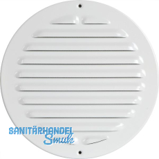 UPMANN Wetterschutzgitter aufschraubbar rund 250 mm Alu wei�