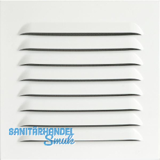 UPMANN Wetterschutzgitter eckig mit Einbaurahmen/Klemmfeder 200x200 mm weiß UPMANN Wetterschutzgitter eckig mit Einbaurahmen/Klemmfeder 200x200 mm weiß