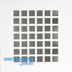 UPMANN L�ftungsgitter eckig mit Klemmfeder 140x140 mm Stahl wei�