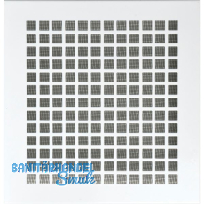 UPMANN Lüftungsgitter eckig mit Klemmfeder 240x230 mm Stahl weiß UPMANN Lüftungsgitter eckig mit Klemmfeder 240x230 mm Stahl weiß