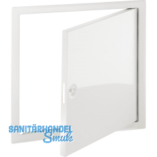 UPMANN Revisionst�r Softline Vierkantverschluss Stahl wei� RAL9016 200x200 mm