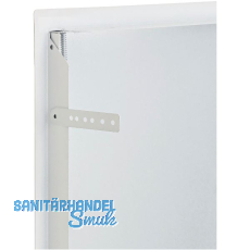 UPMANN Revisionst�r Softline mit Schnappverschluss 400x400 mm Stahl wei� RAL9016