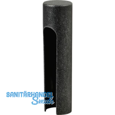 Aufsteckh�lse flachrund, Band � 15mm,Bandh�he 112mm, verzinkt schwarz passiviert