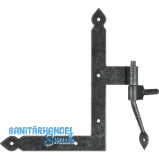 HALC� Fensterwinkelband Fulp, 190 x 140 mm, Stahl verzinkt schwarz passiviert