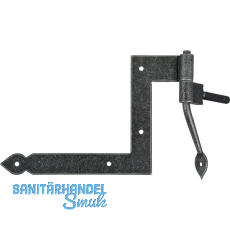 HALCÖ Fensterwinkelband Fulp 112,5 x 140 mm, Stahl verzinkt schwarz passiviert HALCÖ Fensterwinkelband Fulp 112,5 x 140 mm, Stahl verzinkt schwarz passiviert