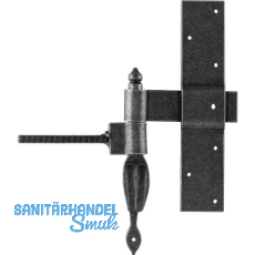 HALCÖ Türkreuzband Hall mit Einschraubkloben, Stahl verzinkt schwarz passiviert HALCÖ Türkreuzband Hall mit Einschraubkloben, Stahl verzinkt schwarz passiviert