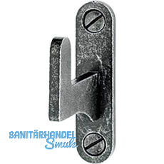 HALCÖ Ruderkloben kurz zu Espagnolette Eisen schwarz passiviert HALCÖ Ruderkloben kurz zu Espagnolette Eisen schwarz passiviert