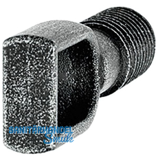 HALC� Einschraubkloben f�r Fanghaken zu Espagnolette Eisen schwarz passiviert