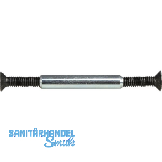 HALCÖ Hülsenschraube für Rosettenbefestigung Türstärke 40-56, schwarz passiviert HALCÖ Hülsenschraube für Rosettenbefestigung Türstärke 40-56, schwarz passiviert