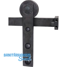 HALCÖ Schiebetürbeschlagset Glas 8-24 mm Laufschiene L=2000 mm Schwarzstahl HALCÖ Schiebetürbeschlagset Glas 8-24 mm Laufschiene L=2000 mm Schwarzstahl