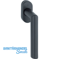 HOPPE Fenstergriff AMSTERDAM, Vierkantstift 7 x 32 mm, Edelstahl schwarz matt