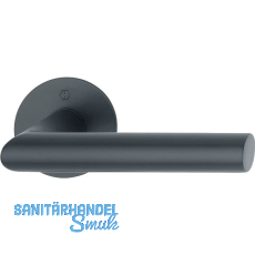 HOPPE Dr�ckergarnitur AMSTERDAM - ohne Schl�sselrosette, Edelstahl schwarz matt