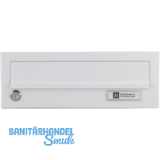 JU Ersatzt�re f�r Hausbrieffachanlage 300 x 110 mm, wei� RAL 9016