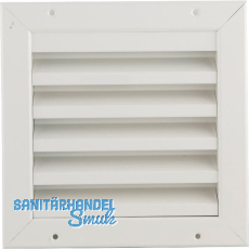 UPMANN Wetterschutzgitter eckig zum Einbauen 195 x 195 mm Alu weiß RAL 9010 UPMANN Wetterschutzgitter eckig zum Einbauen 195 x 195 mm Alu weiß RAL 9010