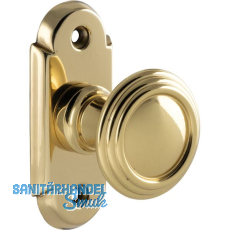 GRUNDMANN Türknopf ALT-WIEN 964/948S - Rosette, ø 40, Messing poliert GRUNDMANN Türknopf ALT-WIEN 964/948S - Rosette, ø 40, Messing poliert