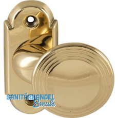 GRUNDMANN T�rknopf ALT-WIEN 964M/984S verkr�pft - Rosette, � 46,Messing poliert