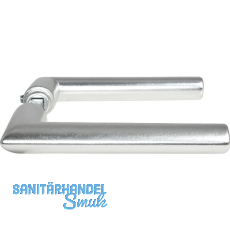 Drückerpaar TURIN, silber eloxiert Drückerpaar TURIN, silber eloxiert