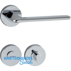 MARCHESI Dr�ckergarnitur UMAG auf Rosette WC, 38-45 mm, Zamak verchromt