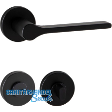 MARCHESI Dr�ckergarnitur ZADAR auf Rosette WC, 38-45 mm, Zamak schwarz matt