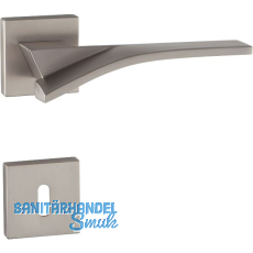 MARCHESI Drückergarnitur TABOR auf Rosette BB, 38-45 mm, Zamak vernickelt matt MARCHESI Drückergarnitur TABOR auf Rosette BB, 38-45 mm, Zamak vernickelt matt