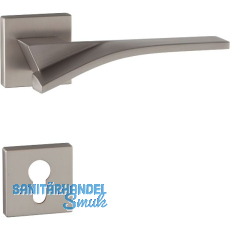 MARCHESI Drückergarnitur TABOR auf Rosette PZ, 38-45 mm, Zamak vernickelt matt MARCHESI Drückergarnitur TABOR auf Rosette PZ, 38-45 mm, Zamak vernickelt matt