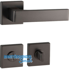 MARCHESI Dr�ckergarnitur BUDAPEST Rosette WC, 38-45 mm, Zamak vernickelt dunkel