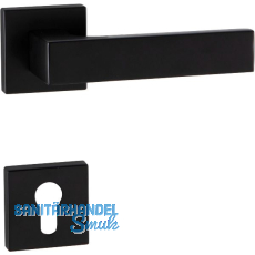 MARCHESI Dr�ckergarnitur BUDAPEST Rosette PZ, 38-45 mm, Zamak schwarz matt