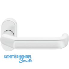 FSB Rahment�rdr�cker 06 0662 Hochhaltefeder B ovale Rosette Alu wei�