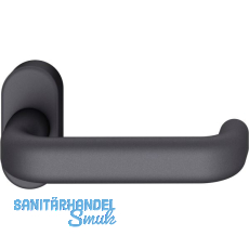 FSB FH-Rahmentürdrücker 09 1243 Standflügel Rosette oval Aluminium schwarz FSB FH-Rahmentürdrücker 09 1243 Standflügel Rosette oval Aluminium schwarz