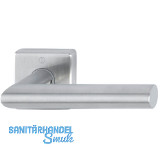 HOPPE Dr�ckerhalbgarnitur AMSTERDAM eckig, Vierkant 8/62 mm, Edelstahl matt