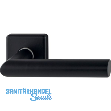 HOPPE Dr�ckerhalbgarnitur AMSTERDAM eckig, Vierkant 8/62 mm, Edelstahl schwarz