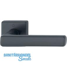HOPPE Drückerhalbgarnitur DALLAS eckig, Vierkant 8/62 mm, Edelstahl schwarz HOPPE Drückerhalbgarnitur DALLAS eckig, Vierkant 8/62 mm, Edelstahl schwarz